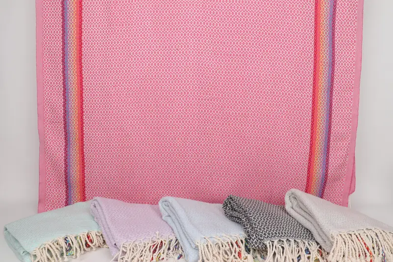 Summer Towel, Guest Towel, Bridal Party Gifts, 70x40 Cotton Diamond Towel, Absorbent towel, Spa Towel, Monogram Beach Towel, Sand-resistant towel - 8