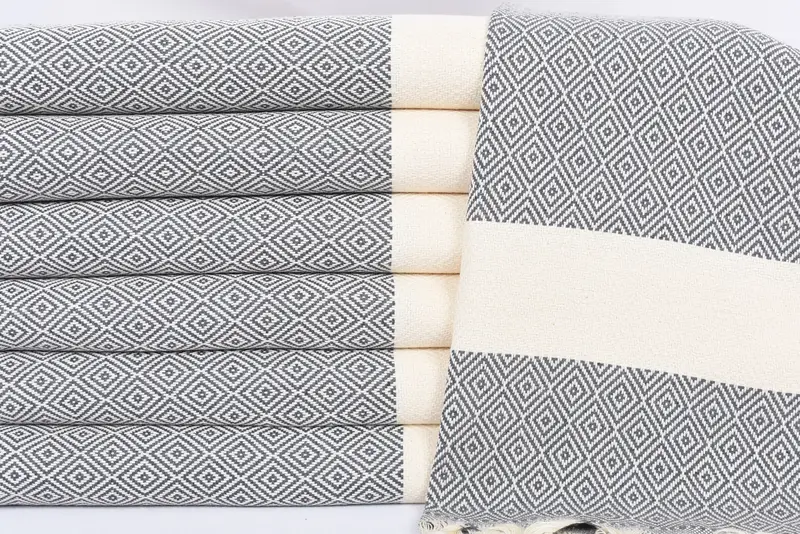 Spa Gift, Custom Turkish Towel, Personalized Kitchen Towel, Wedding Gift, Custom Name Towel, Personalized Gifts, 36x20 Cotton Diamond Towel - 2
