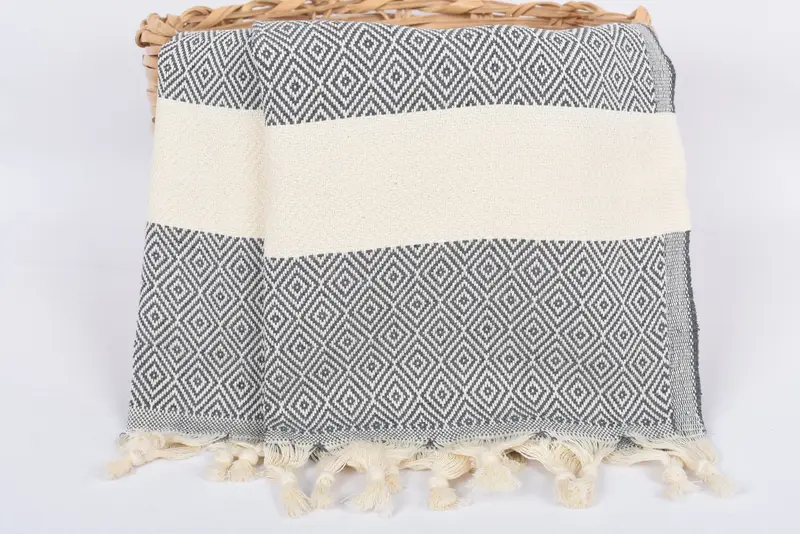 Spa Gift, Custom Turkish Towel, Personalized Kitchen Towel, Wedding Gift, Custom Name Towel, Personalized Gifts, 36x20 Cotton Diamond Towel - 5