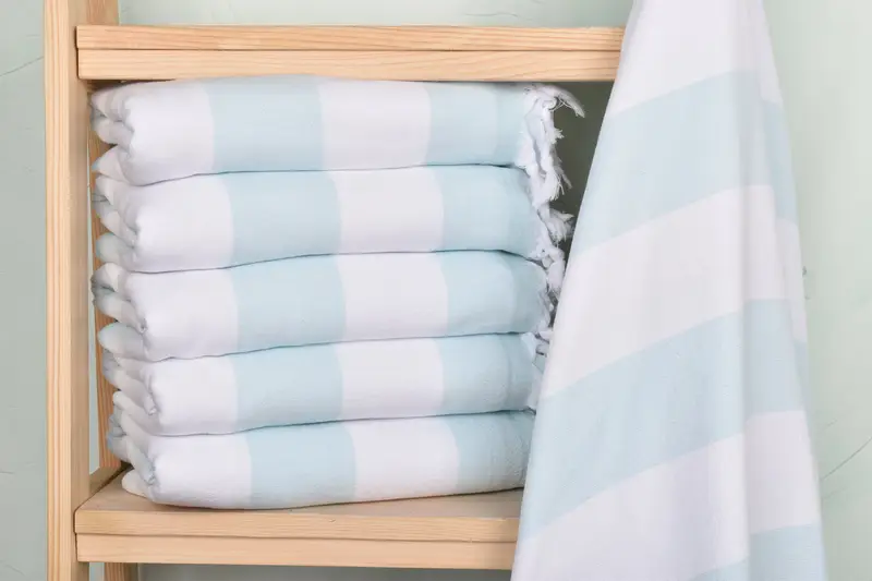 Custom Gift, 64x36 Cotton Striped Terry Towel, Anniversary Gift For Her, Handmade Gift, Wedding Favors, Handmade Turkish Towel, Bulk Order Towel - 2