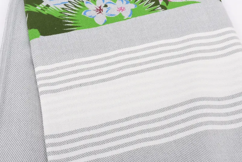 70x40 Cotton Summer Print Striped Towel, Gym Towel, Personalized Towel Gift, Travel towel, Bath towel, Valentines Day Gift, Monogrammed Beach Towel - 5