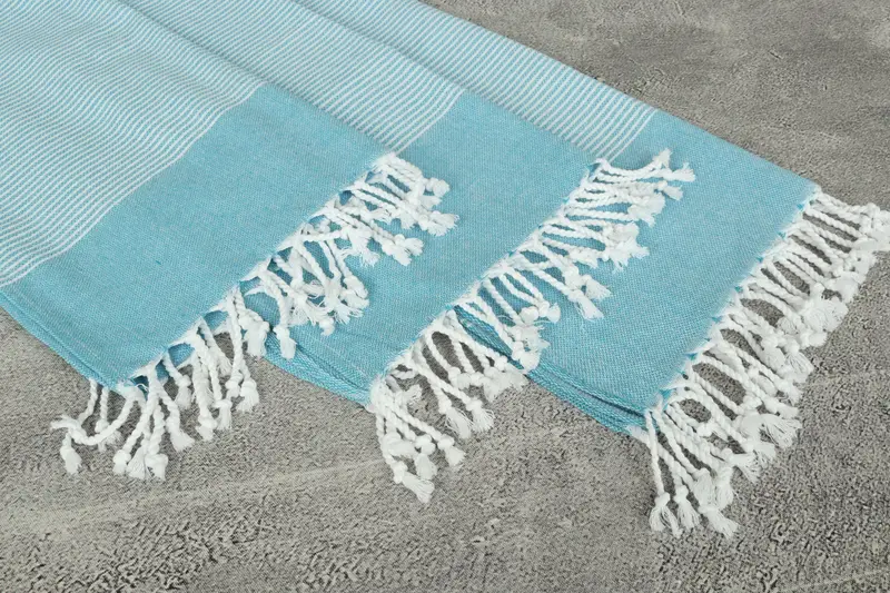 Bachelor Towel, Monogrammed Hand Towel, Gift For Boyfriend, Custom Turkish Towel, 40x18 Cotton Striped Towel, Monogram Hand Towel, Kitchen Towel - 5