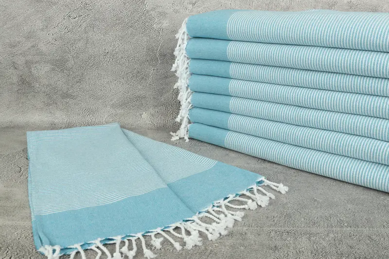 Bachelor Towel, Monogrammed Hand Towel, Gift For Boyfriend, Custom Turkish Towel, 40x18 Cotton Striped Towel, Monogram Hand Towel, Kitchen Towel - 2