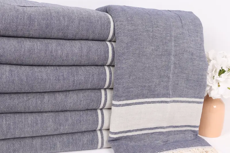 Battaniye kanepesi, Cadılar Bayramı Bekçilik Partisi, 70x60 pamuklu çizgili havlu, çift için kişiselleştirilmiş düğün hediyesi, monogram battaniyesi, battaniye atın - 2