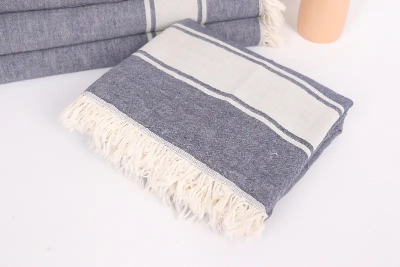 Battaniye kanepesi, Cadılar Bayramı Bekçilik Partisi, 70x60 pamuklu çizgili havlu, çift için kişiselleştirilmiş düğün hediyesi, monogram battaniyesi, battaniye atın - 5
