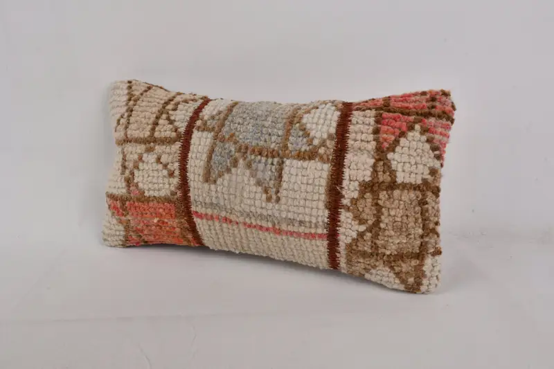 8x16 Brown Pillow Case, Boho Pillow, Interior Designer Pillow, Cushion Cover, Kilim Cushion Sham, Armchair Pillow Cover, Art Deco Cushion - 3