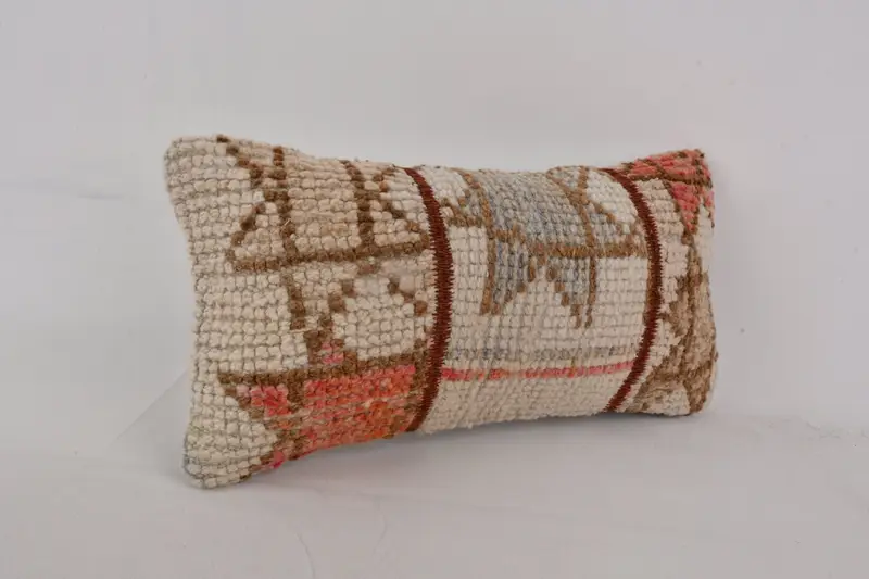 8x16 Brown Pillow Case, Boho Pillow, Interior Designer Pillow, Cushion Cover, Kilim Cushion Sham, Armchair Pillow Cover, Art Deco Cushion - 2