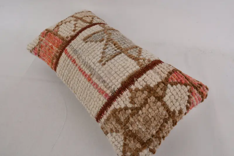 8x16 Brown Pillow Case, Boho Pillow, Interior Designer Pillow, Cushion Cover, Kilim Cushion Sham, Armchair Pillow Cover, Art Deco Cushion - 6