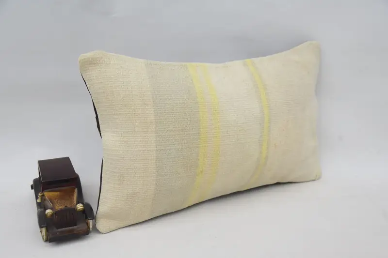 Interior Designer Pillow, Handmade Throw Pillow Case, Gift Pillow, Turkish Pillow, 12x20 Beige Pillow, Pillow Case, Shabby Chic Cushion Case - 2