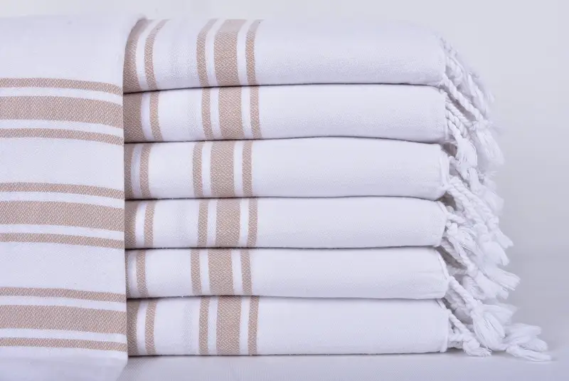 Wedding Favors, 70x40 Cotton Striped Towel, Beach Towel Bulk, Personalized Bridesmaid Gift, Wedding Day Gift For Bride, Luxury Beach Towel - 1