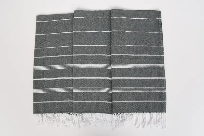 Wedding Favors, 38x18 Cotton Striped Towel, Monogram Kitchen Towel, Bachelor Party Gifts, Bachelorette Party Decorations, Turkish Hand Towel - 7