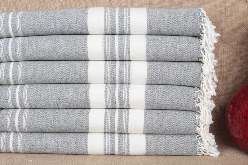 Özel düğün hediyeleri, onun için yıldönümü hediyesi, 60x38 pamuklu çizgili havlu, Türk plaj havlusu, nedime özel düğün hediyesi, hamam havlu