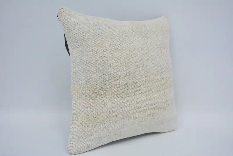 Boho Yastığı, Nötr Atma Yastığı Kapağı, Pamuk Yastığı, Yastık, 12x12 Bej Yastık Kapağı, Kilim Yastığı, Noel Yastığı, Kilim Yastığı Kapağı - 3