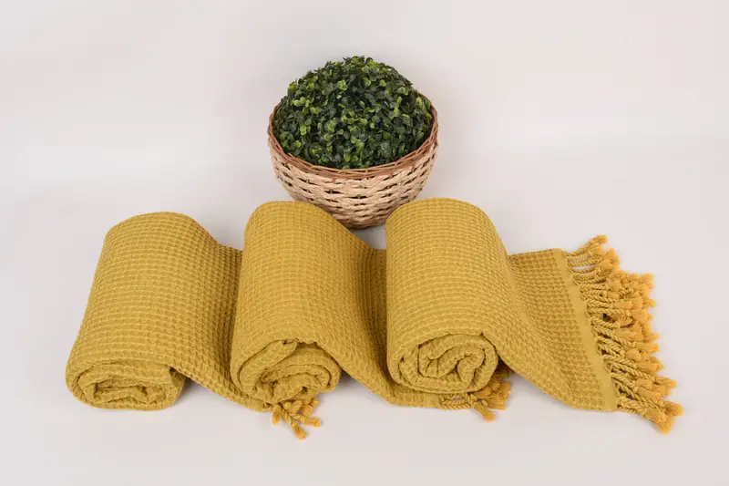 Sand-free towel, Bridesmaid Gifts, Wedding Gifts Towel, 68x36 Cotton Waffle Towel, Yoga Towel, Best Friend Gift Ideas, Bachelorette Beach Towel - 8