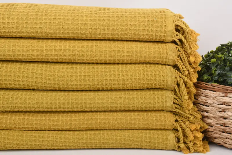 Sand-free towel, Bridesmaid Gifts, Wedding Gifts Towel, 68x36 Cotton Waffle Towel, Yoga Towel, Best Friend Gift Ideas, Bachelorette Beach Towel - 2