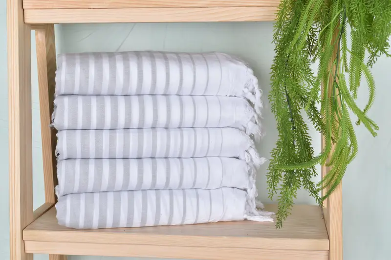 Sand-free towel, Memorial Gift, Sand-resistant towel, 68x36 Cotton Striped Towel, Custom Name Towel, Handmade Gift, Sand-Resistant Peshtemal - 2