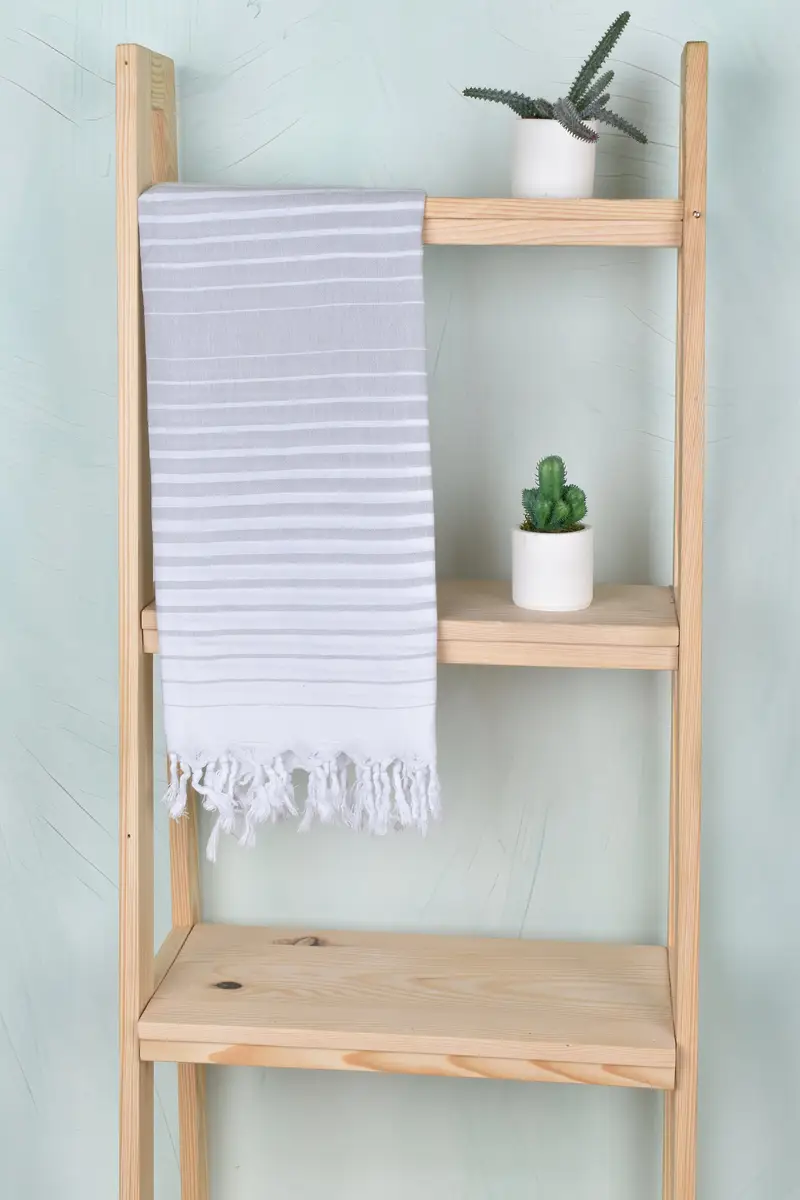 Sand-free towel, Memorial Gift, Sand-resistant towel, 68x36 Cotton Striped Towel, Custom Name Towel, Handmade Gift, Sand-Resistant Peshtemal - 8