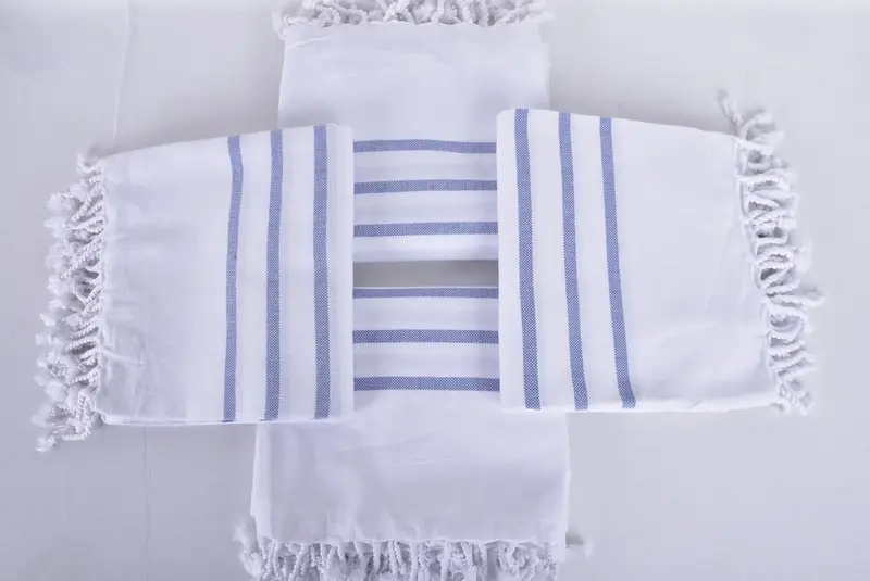 Traditional Turkish peshtemal for hammam, Cotton towel, 70x40 Cotton Striped Towel, Best Beach Towel, House Warming Gift, Personalized Wedding Gift - 6