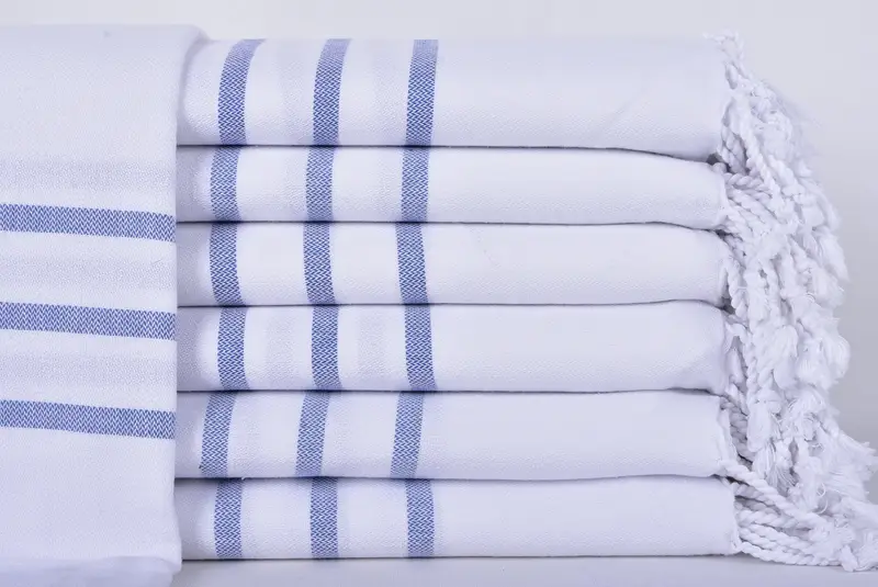 Traditional Turkish peshtemal for hammam, Cotton towel, 70x40 Cotton Striped Towel, Best Beach Towel, House Warming Gift, Personalized Wedding Gift - 1