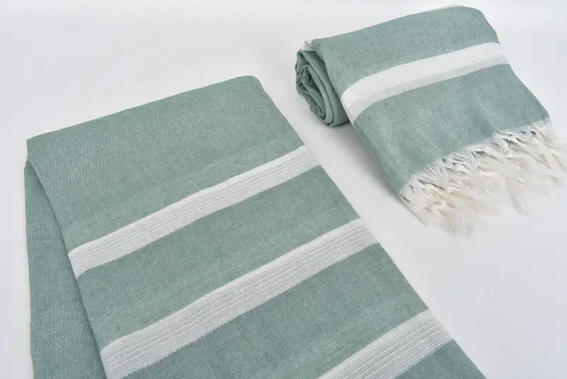 Quick-dry peshtemal, Personalized Gifts, Gifts For Him, Handmade Turkish Towel, Girls Weekend Favors, Wedding For Favor, 70x40 Cotton Striped Towel - 7