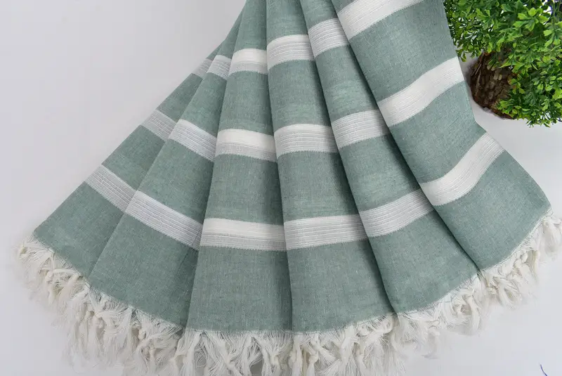 Quick-dry peshtemal, Personalized Gifts, Gifts For Him, Handmade Turkish Towel, Girls Weekend Favors, Wedding For Favor, 70x40 Cotton Striped Towel - 4