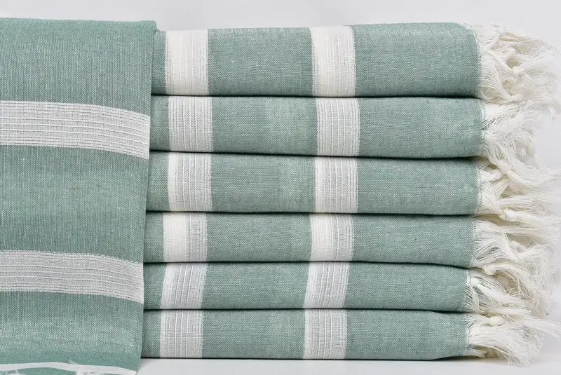 Quick-dry peshtemal, Personalized Gifts, Gifts For Him, Handmade Turkish Towel, Girls Weekend Favors, Wedding For Favor, 70x40 Cotton Striped Towel - 1