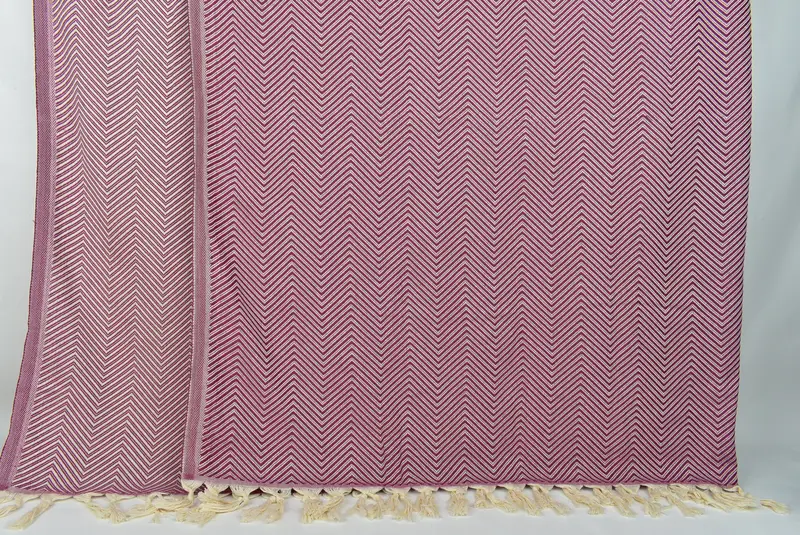 Turkish Bedcover, Decorative Blanket, Throw Blanket, 92x80 Cotton Striped Towel, Woven Blanket, Custom Beach Blanket, Halloween Blanket - 7