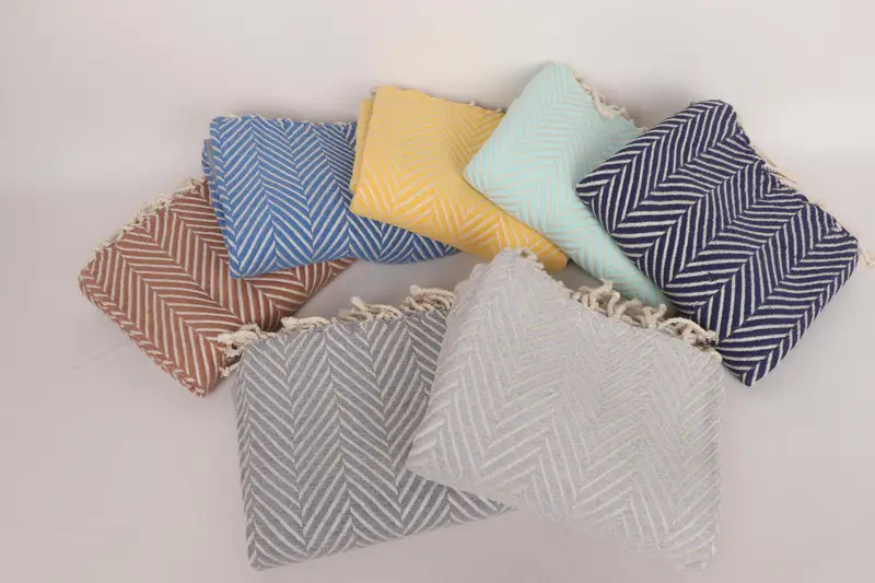 Best Friend Gift Ideas, Gift For Her, Custom Gift, 70x40 Cotton Striped Towel, Travel Towel, Extra large Turkish bath towel, Organic Turkish towel - 3