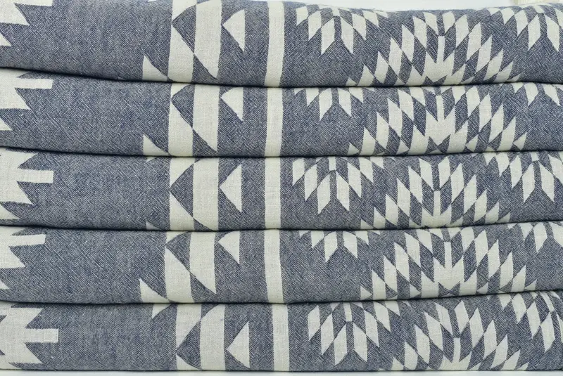 Wedding Anniversary Gift, Bridesmaid Gifts, Decorative Blanket, Custom Wedding Gifts, Bachelorette Party Gifts Bridesmaids, 84x56 Cotton Kilim Towel - 3