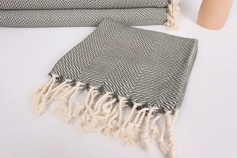 Summer Towel, 40x20 Cotton Chevron Towel, Bachelor Towel, Turkish Tea Towel, Custom Hand Towel, Personalized Gifts, Custom Tea Towel, Organic Towel - 5