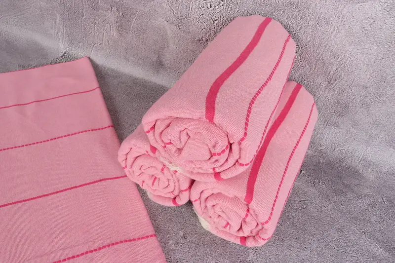 Bridesmaid Gift Towel, Embroidery Towel, Peshtemal Towel, Grandma Gift, Spa Towel, Bridal Shower Favors, Bridesmaid Gift, 70x40 Cotton Striped Towel - 8