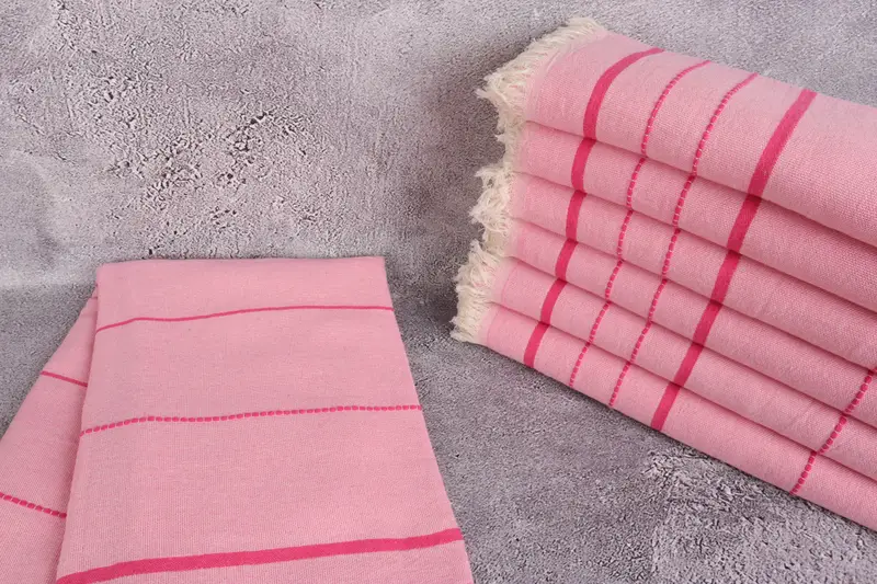Bridesmaid Gift Towel, Embroidery Towel, Peshtemal Towel, Grandma Gift, Spa Towel, Bridal Shower Favors, Bridesmaid Gift, 70x40 Cotton Striped Towel - 2