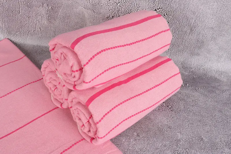 Bridesmaid Gift Towel, Embroidery Towel, Peshtemal Towel, Grandma Gift, Spa Towel, Bridal Shower Favors, Bridesmaid Gift, 70x40 Cotton Striped Towel - 7
