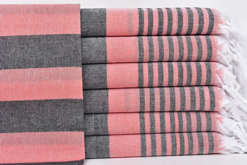 Regalos de Navidad, toalla a rayas de algodón 68x36, toalla sin arena, toalla de playa, toalla personalizada, toalla de baño turca de lujo, toalla navideña, toalla de yoga - 1