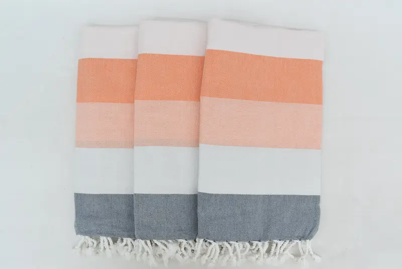 Home Decor Gifts, 70x40 Cotton Striped Towel, Bridemaids Beach Towel, Travel towel, Turkish Towel Bulk, Turkish towel, Gift For Coworker - 4