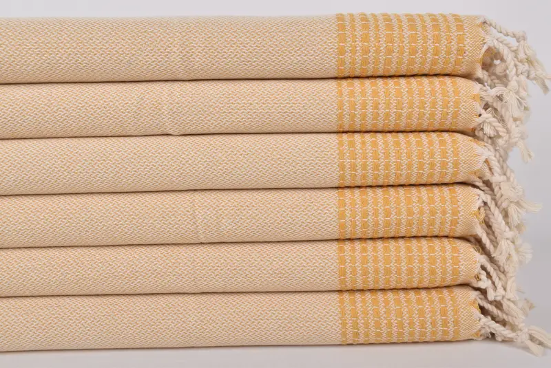 Monogram havlu, gelin hediyesi, kişiselleştirilmiş hediyeler, nakış havlu, onun için hediye, 40x20 pamuklu çizgili havlu, Türk çay havlu, düğün hediyesi - 2