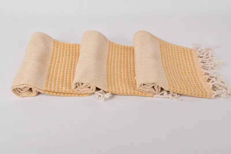 Monogram havlu, gelin hediyesi, kişiselleştirilmiş hediyeler, nakış havlu, onun için hediye, 40x20 pamuklu çizgili havlu, Türk çay havlu, düğün hediyesi - 8