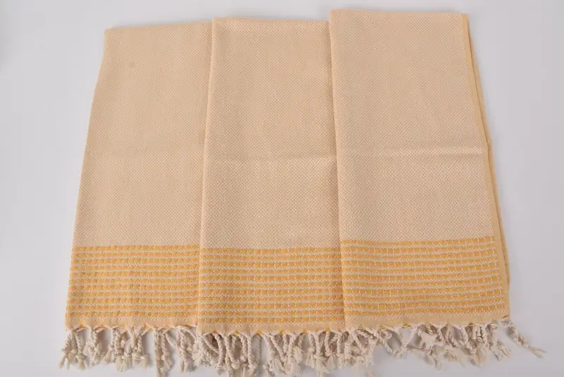 Monogram havlu, gelin hediyesi, kişiselleştirilmiş hediyeler, nakış havlu, onun için hediye, 40x20 pamuklu çizgili havlu, Türk çay havlu, düğün hediyesi - 7