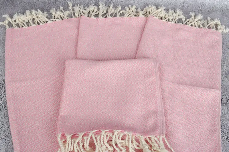 36x18 Cotton Zigzag Diamond Towel, Bathroom Towels, Personalized Kitchen Towel, Gym Towel, Boyfriend Gift, Personalized Dish Towel, Personalize Gift - 4