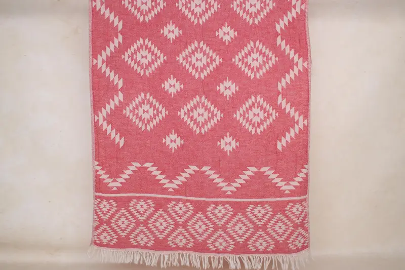 Custom Hand Towel, Bathroom Towels, Christmas Gift, 40x18 Cotton Kilim Towel, Travel Towel, Beach Theme Bachelorette Party, Personalized Gift - 1