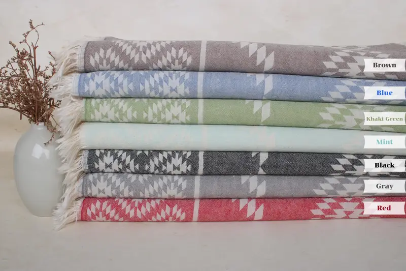 Custom Hand Towel, Bathroom Towels, Christmas Gift, 40x18 Cotton Kilim Towel, Travel Towel, Beach Theme Bachelorette Party, Personalized Gift - 3