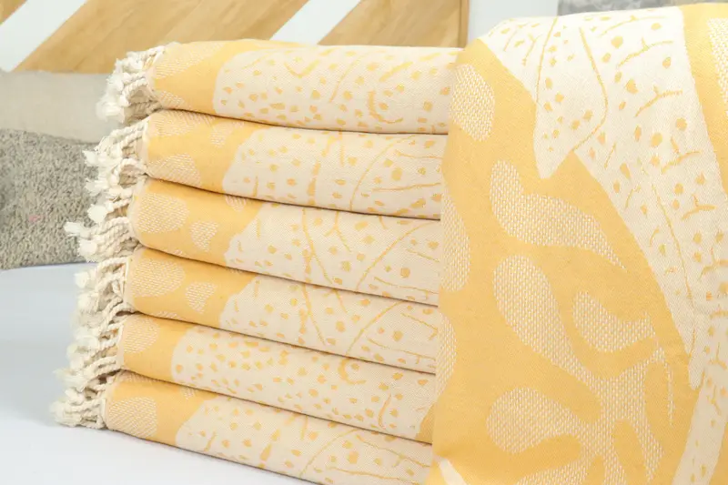 Turkish Blanket, Bachelorette Gifts, Woven Blanket, Monogram Beach Blanket, 100x92 Cotton Whale Design Towel, Sofa Cover, Extra Large Tablecloth - 2