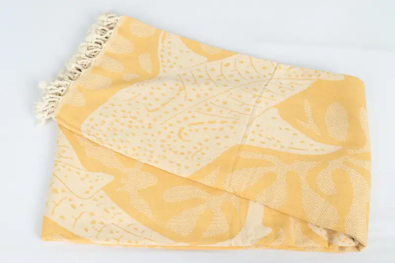 Turkish Blanket, Bachelorette Gifts, Woven Blanket, Monogram Beach Blanket, 100x92 Cotton Whale Design Towel, Sofa Cover, Extra Large Tablecloth - 6