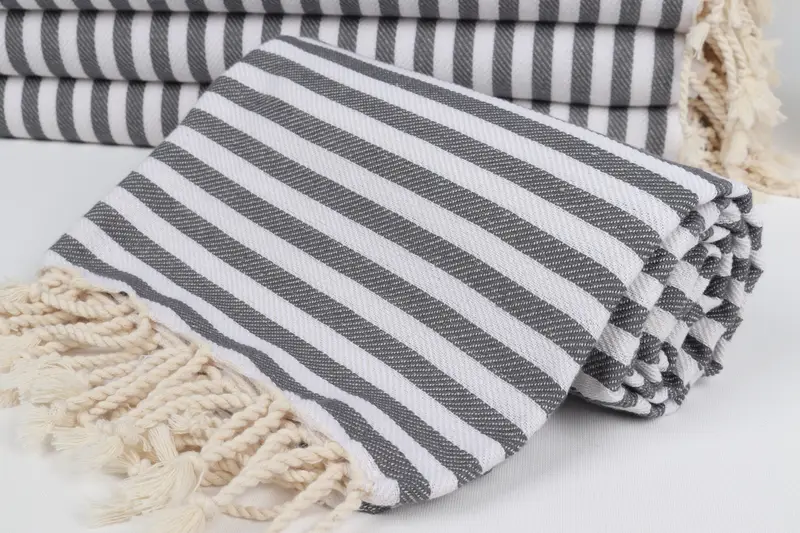 Bridal Party Gifts, Personalized Wedding Gift, Lightweight towel, Fouta towel, Arizona Bachelorette Party Favors, 70x40 Cotton Striped Towel - 4