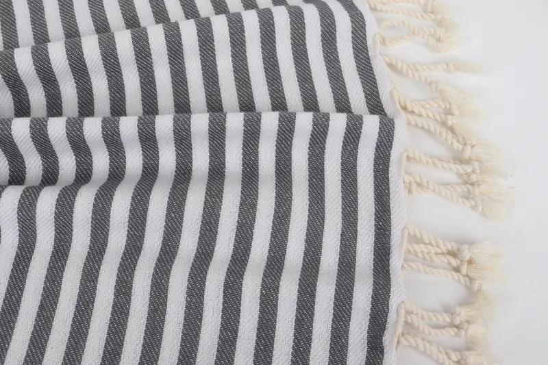 Bridal Party Gifts, Personalized Wedding Gift, Lightweight towel, Fouta towel, Arizona Bachelorette Party Favors, 70x40 Cotton Striped Towel - 8