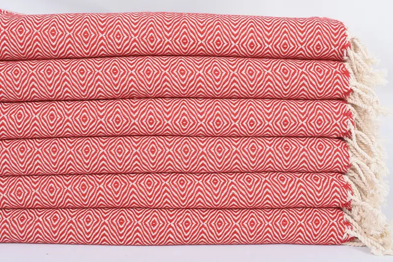 Gym Towel, 36x18 Cotton Zigzag Diamond Towel, Bridal Shower Gift, Turkish Towel Hand Towel, Kitchen Towel, Personalize Gift, Personalized Hand Towel - 3