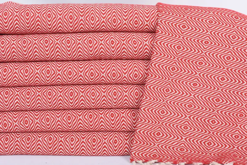 Gym Towel, 36x18 Cotton Zigzag Diamond Towel, Bridal Shower Gift, Turkish Towel Hand Towel, Kitchen Towel, Personalize Gift, Personalized Hand Towel - 2
