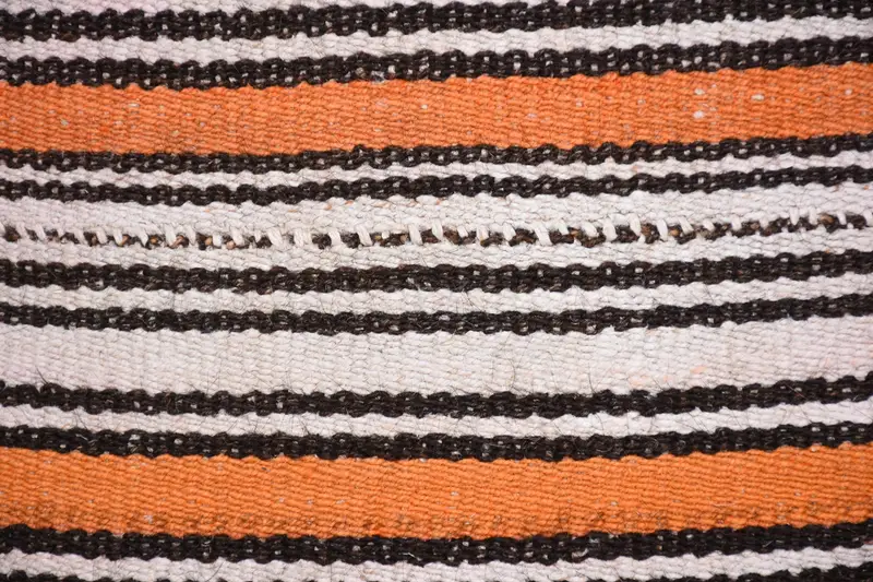 Ethnical Kilim Rug Pillow, Kilim Pillow Cover, Vintage Kilim Throw Pillow, 24x24 Orange Cushion, Cushion Case, Patio Pillow Case, Seat Pillow Sham - 3