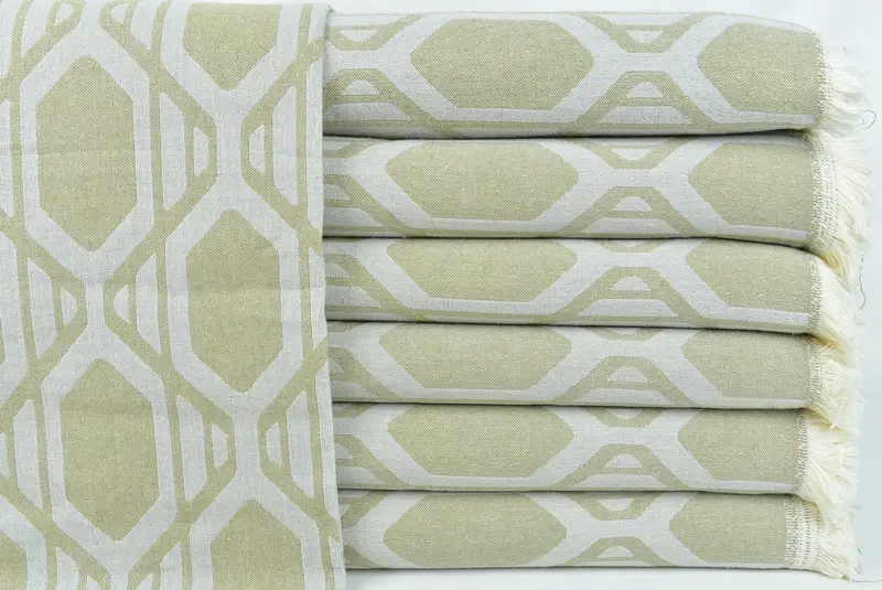 Turkish Blanket, Custom Wedding Gifts, Bachelorette Party Favors, 92x76 Cotton Patterned Towel, Bridesmaid Gifts Personalized, Turkish Blanket Queen - 2
