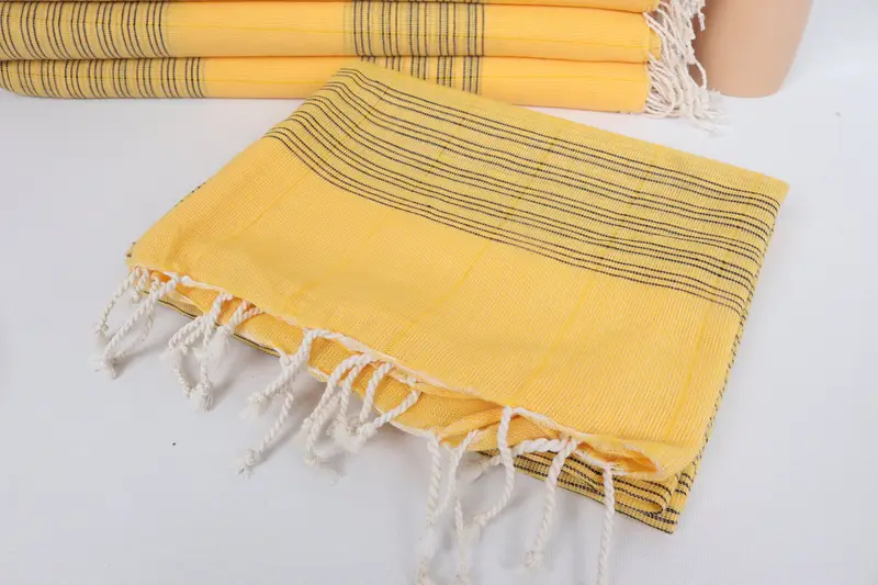 Best Friend Christmas Gift, 70x40 Cotton Striped Towel, Custom Gift, Hammam towel, Personalized Gift, Turkish Towel Personalized, Monogram Towels - 9